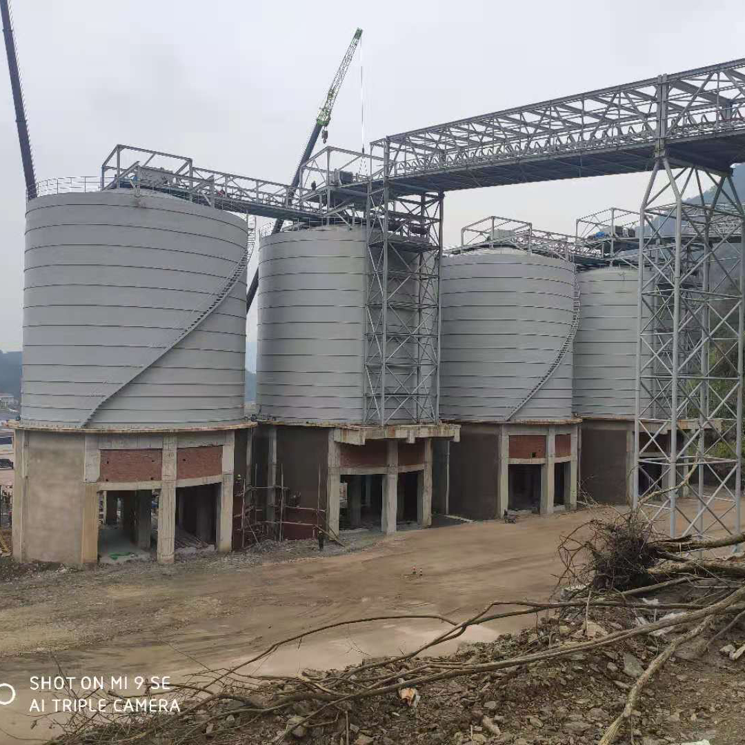 乐东3000吨骨料钢板库